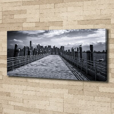 Canvas foto Panorama van New York