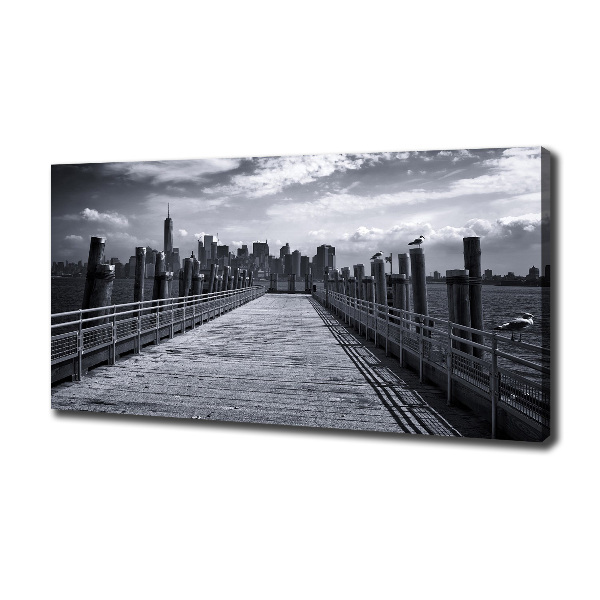 Canvas foto Panorama van New York
