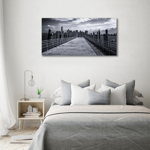 Canvas foto Panorama van New York
