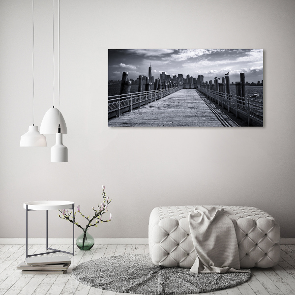 Canvas foto Panorama van New York