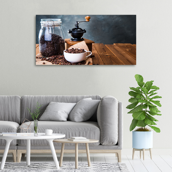 Foto canvas Koffiemolen