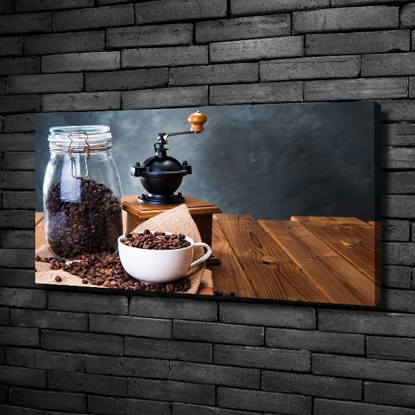 Foto canvas Koffiemolen