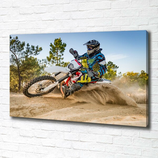 Foto op canvas Motocross