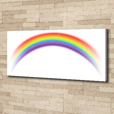 Canvas foto Regenboog