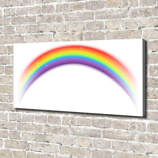 Canvas foto Regenboog