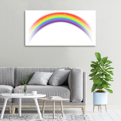 Canvas foto Regenboog