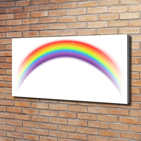 Canvas foto Regenboog
