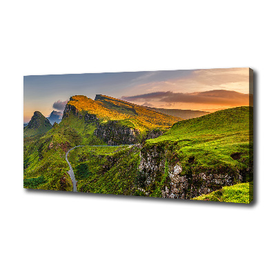 Foto canvas Schotse Hooglanden