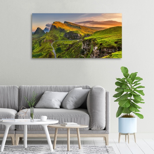 Foto canvas Schotse Hooglanden