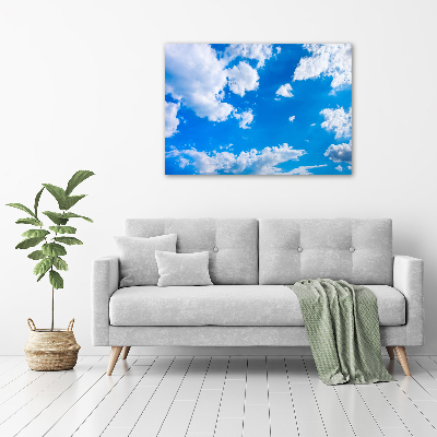 Canvas schilderij Wolken aan de hemel