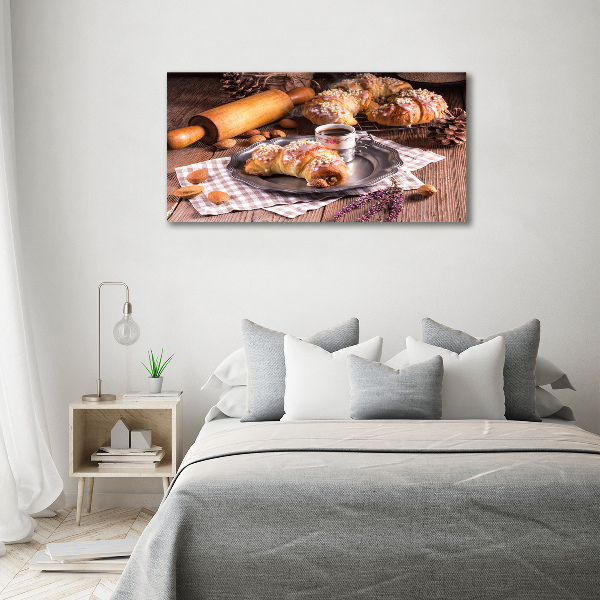 Foto canvas Croissants