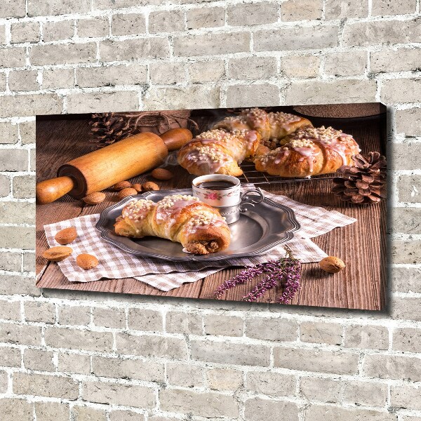 Foto canvas Croissants
