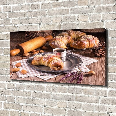 Foto canvas Croissants