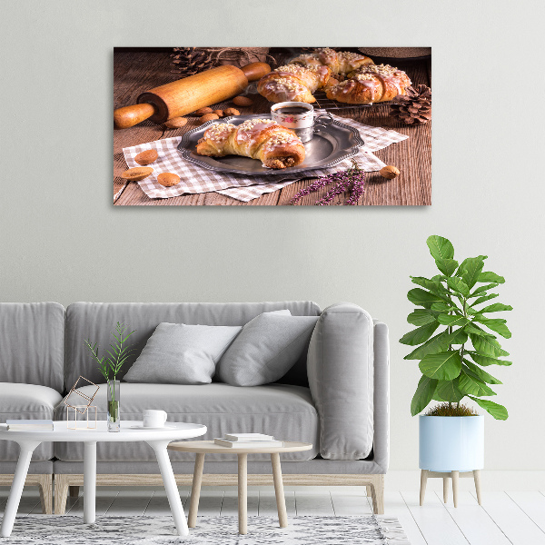 Foto canvas Croissants