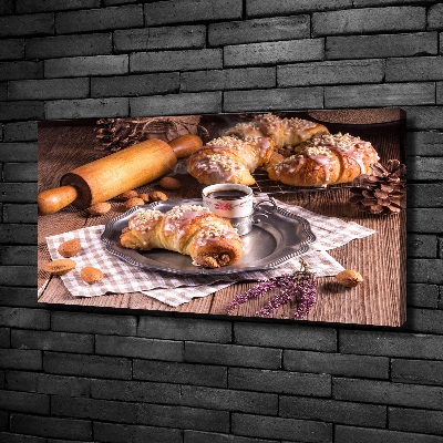 Foto canvas Croissants