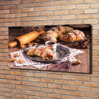 Foto canvas Croissants