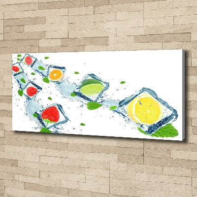 Foto op canvas Fruitblokjes