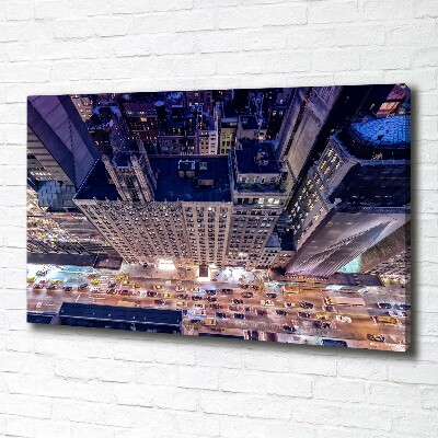 Foto canvas New York 's nachts