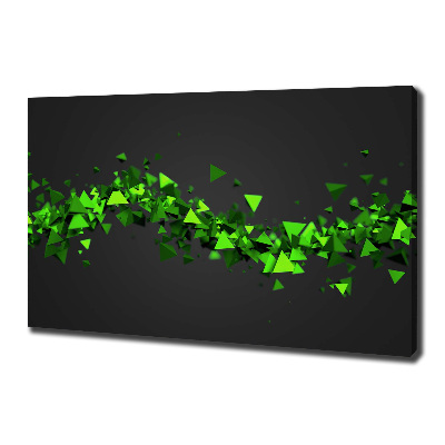 Schilderij op canvas Geometrische golf