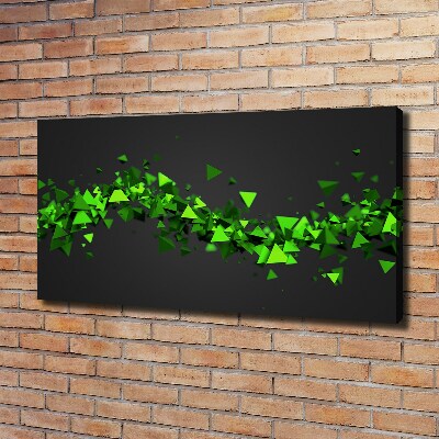 Schilderij op canvas Geometrische golf