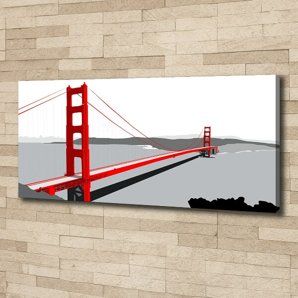 Foto canvas San Francisco-brug