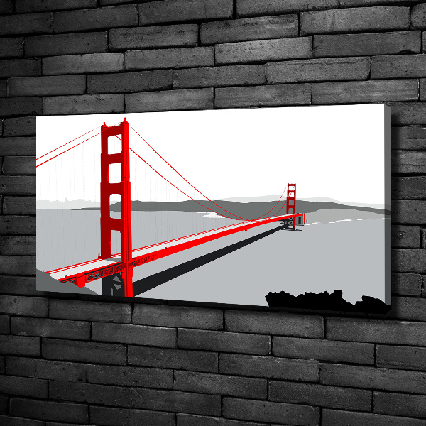 Foto canvas San Francisco-brug