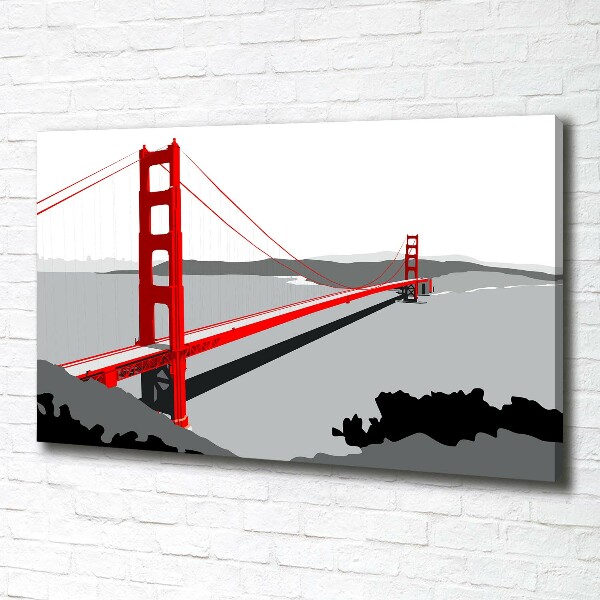 Foto canvas San Francisco-brug