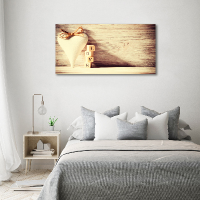 Canvas foto Liefde