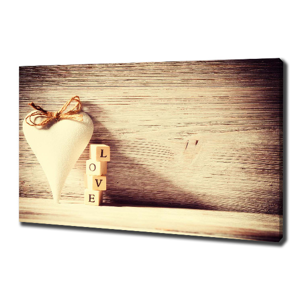 Canvas foto Liefde