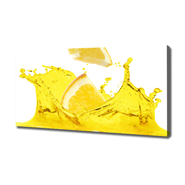 Foto canvas Citroenschijfjes