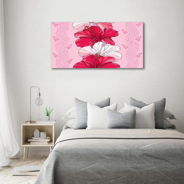 Schilderij op canvas Hawaiiaanse bloemen