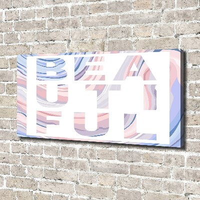 Schilderij op canvas Mooi