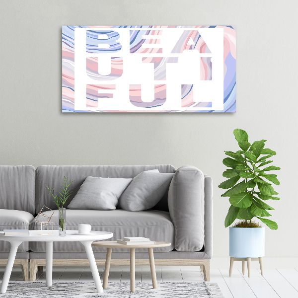 Schilderij op canvas Mooi