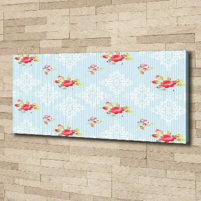 Foto canvas Rozen en versieringen