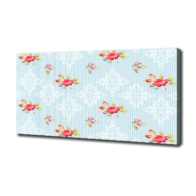 Foto canvas Rozen en versieringen