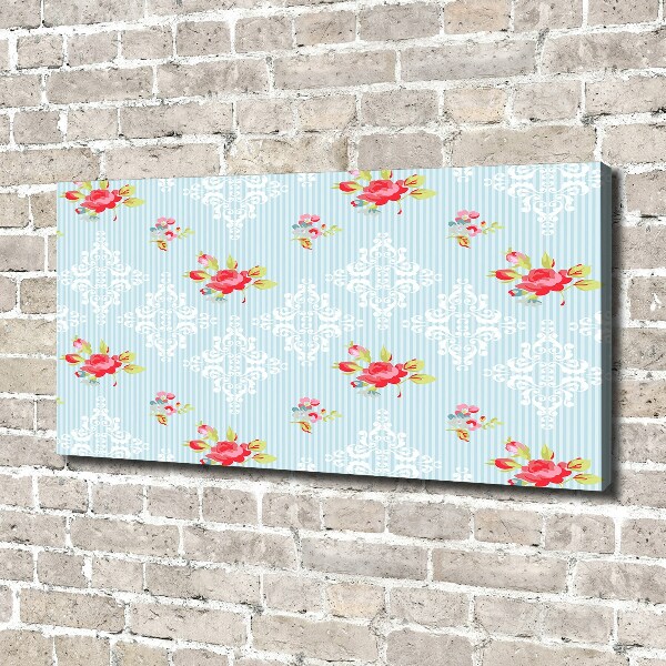 Foto canvas Rozen en versieringen