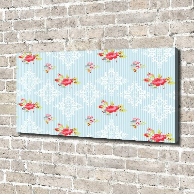 Foto canvas Rozen en versieringen