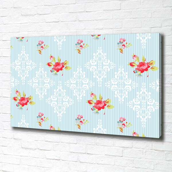 Foto canvas Rozen en versieringen