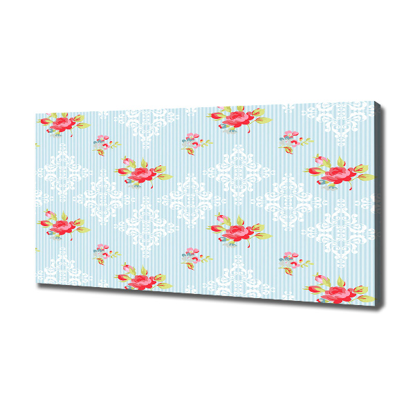 Foto canvas Rozen en versieringen