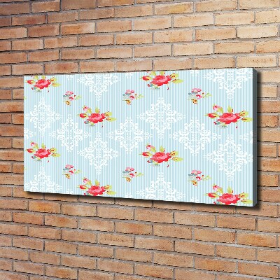 Foto canvas Rozen en versieringen