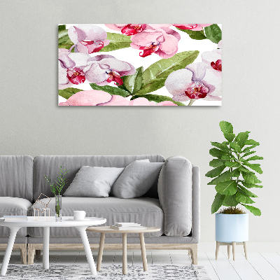 Canvas schilderij Roze orchideeën