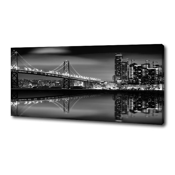 Foto op canvas San Francisco 's nachts