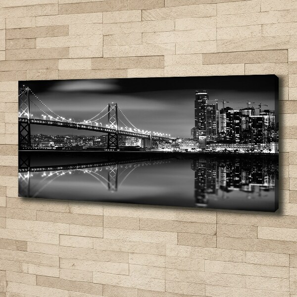 Foto op canvas San Francisco 's nachts