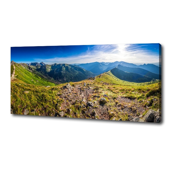 Foto op canvas Bergpanorama