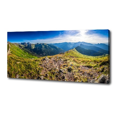 Foto op canvas Bergpanorama