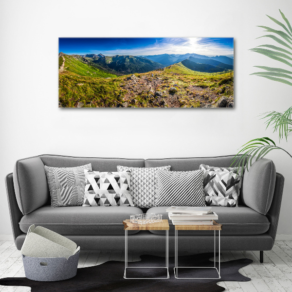 Foto op canvas Bergpanorama