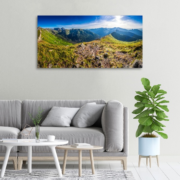 Foto op canvas Bergpanorama