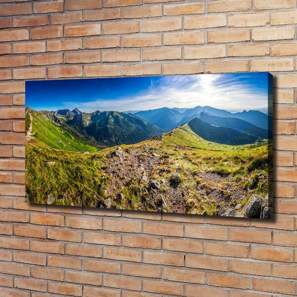Foto op canvas Bergpanorama