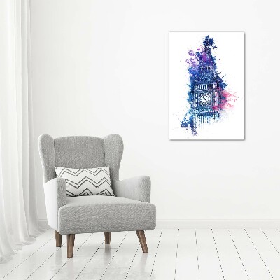 Verticale foto op canvas Kleurrijke Big Ben