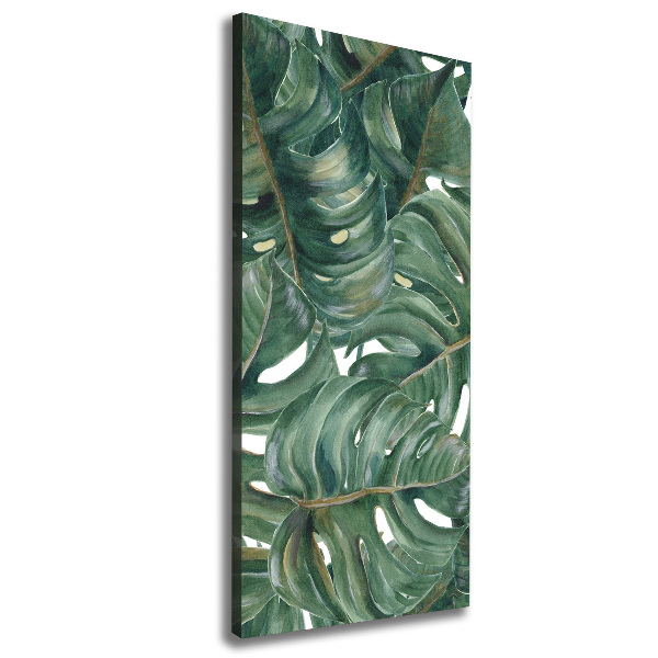 Verticale canvasfoto Monstera